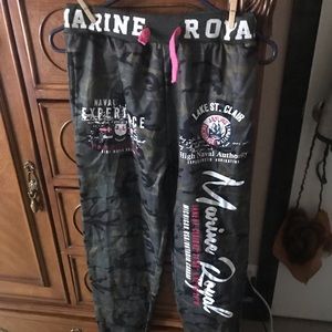 Marine sweat pants